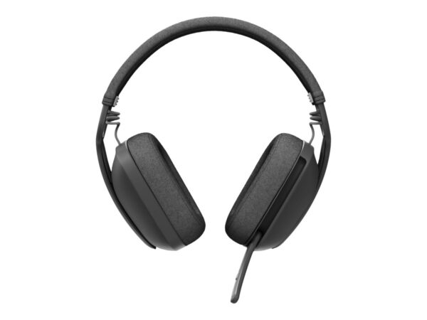 LOGITECH Zone Vibe Wireless Headset full size Bluetooth wireless USB-C via Bluetooth adapter graphite Certified for Microsoft Teams