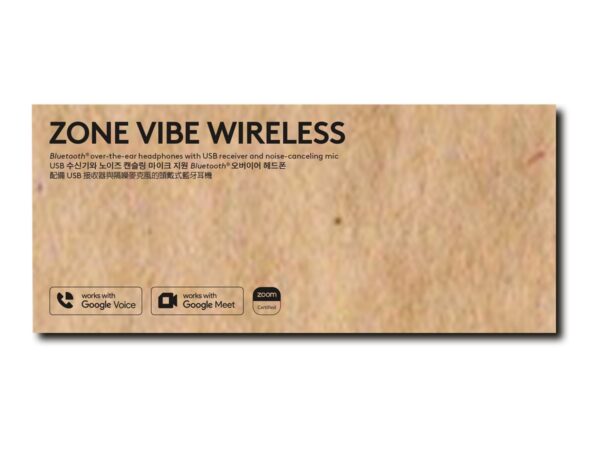 LOGITECH Zone Vibe Wireless Headset full size Bluetooth wireless USB-C via Bluetooth adapter graphite Certified for Microsoft Teams