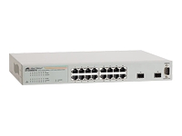 ALLIED 16x port x10/100/1000BaseT WebSmart switch with 2 unpopulated SFP bays