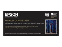 EPSON S041858 Premier art water resistant canvas inkjet 350g/m2 432mm x 3m 1 rouleau pack de 1