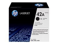 HP 42A original LaserJet Toner cartridge Q5942A black standard capacity 10.000 pages 1-pack