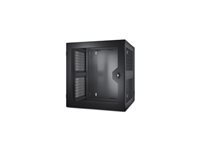 APC ARMOIRE NETSHELTER NOIRE BAIE 13U X 584 L X 622 P PORTE AVANT VENTILEE PANNEAUX LATER