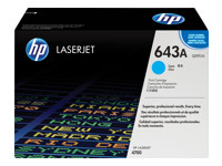 HP 643A original Colour LaserJet Toner cartridge Q5951A cyan standard capacity 10.000 pages 1-pack