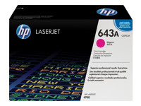 HP 643A original Colour LaserJet Toner cartridge Q5953A magenta standard capacity 10.000 pages 1-pack