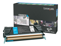 LEXMARK C522N, C524 cartouche de toner cyan capacité standard 3.000 pages pack de 1 retour programme