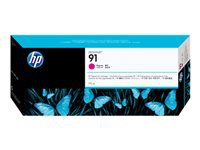 HP 91 original Ink cartridge C9468A magenta standard capacity 775ml 1-pack with Vivera Ink cartridge