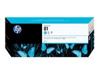 HP 81 original dye Ink cartridge C4931A cyan standard capacity 680ml 1-pack