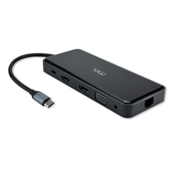 MCL 12-port docking station 2 HDMI and VGA