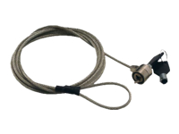 MCL Antivol type câble à encoche système à clef pour PC portable – 1,80m