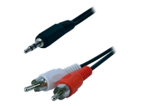 MCL CABLE AUDIO STEREO 2 x RCA MALE (P)