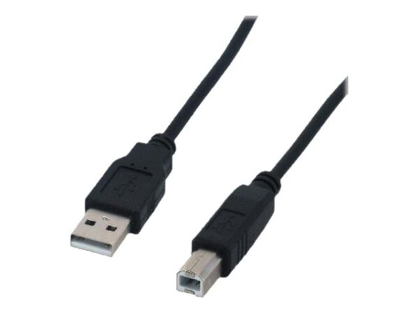 MCL Câble compatible USB 2.0 type A / B mâle – 3m Noir