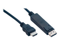 MCL Cable DisplayPort male / HDMI male 2m Noir