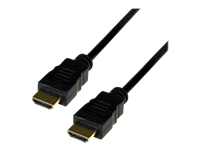 MCL Câble HDMI 1080P haute vitesse 3D avec Ethernet mâle / mâle – 1m