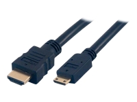 MCL Câble HDMI haute vitesse 3D + Ethernet type A / C (mini)  mâle – 1m    (P)