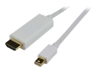 MCL Câble Mini DisplayPort mâle / HDMI mâle 1080p – 2m Blanc