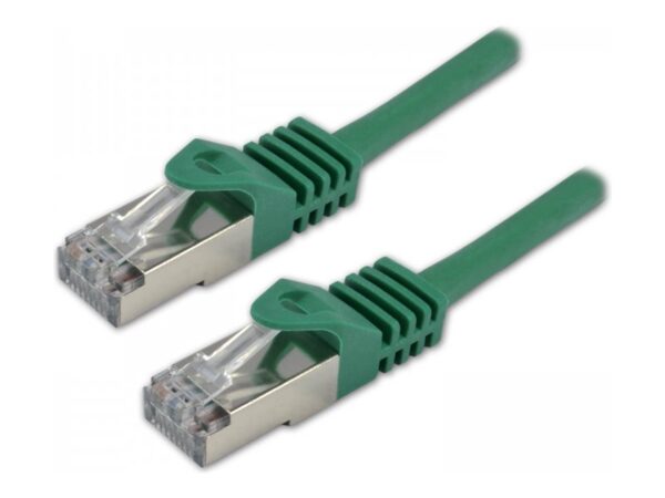 MCL Câble réseau RJ45 100Percent cuivre CAT 7 S/FTP LSZH – 1m Vert