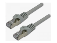 MCL Câble réseau RJ45 100Percent cuivre CAT 7 S/FTP LSZH – 25m Gris