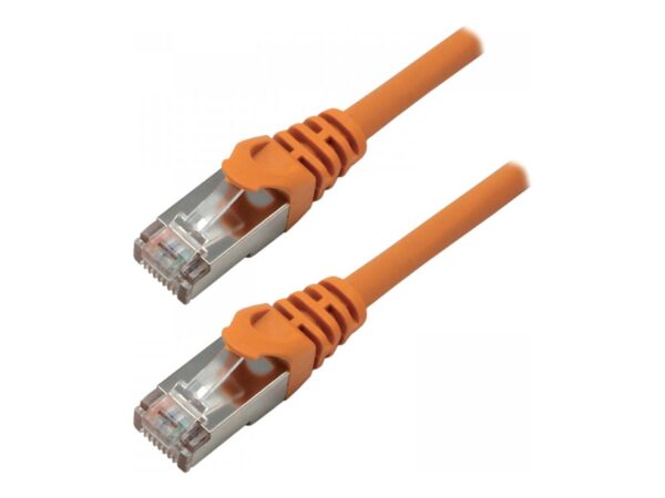 MCL Câble réseau RJ45 100Percent cuivre CAT 7 S/FTP LSZH – 2m Orange