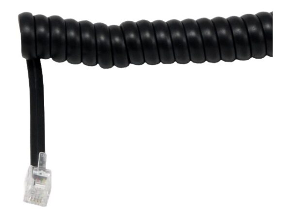 MCL – Câble RJ09 (4P/4C) Mâle / Mâle Spirale- 2.10m