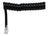 MCL – Câble RJ09 (4P/4C) Mâle / Mâle Spirale- 2.10m