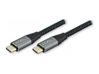 MCL Câble Type C USB 3.2 mâle / mâle tressé Gen 2 20Gb 100W 5A – 2m