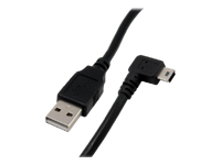 MCL Câble USB 2.0 type A mâle / mini B mâle coudé bas – 0.5m