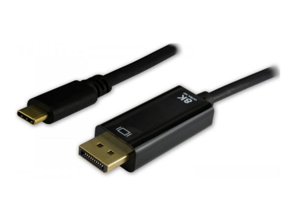 MCL Câble USB type C mâle / DisplayPort 1.4 mâle – 1.8m