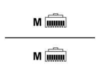 MCL CAT 6 F/UTP patch cable – 0.3m Black