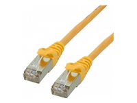 MCL CAT 6A S/FTP LSZH Patch cable – 0.5m Yellow