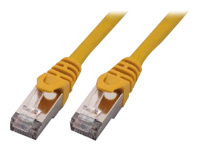 MCL CAT 6A S/FTP LSZH Patch cable – 20m Yellow