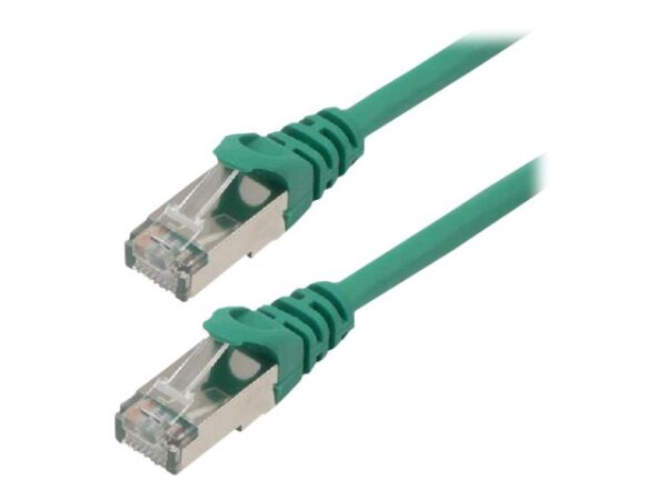 MCL CAT 6A S/FTP LSZH Patch cable – 5m Green