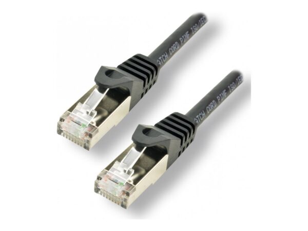 MCL CAT 7 S/FTP LSZH Patch cable – 0.5m Black
