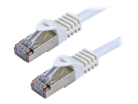 MCL CAT 7 S/FTP LSZH Patch cable – 0.5m White