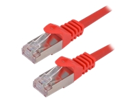 MCL CAT 7 S/FTP LSZH Patch cable – 5m Red