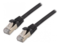 MCL CAT 8.1 S/FTP LSZH Patch cable – 15m Black