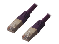MCL CAT6 F/UTP Patch cable – 2m Purple
