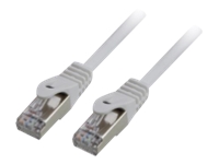MCL CAT6A S/FTP LSZH Patch cable – 0.5m White