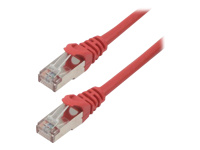 MCL CAT6A S/FTP LSZH Patch cable – 2m Red