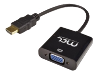 MCL Convertisseur en câble HDMI vers VGA avec audio – 22cm