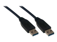 MCL Cordon USB 3.0 type A male / male – 2m Noir(P)
