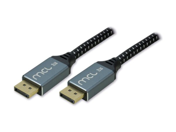 MCL DisplayPort mesh cable 8K/1.4 male / male – 3m