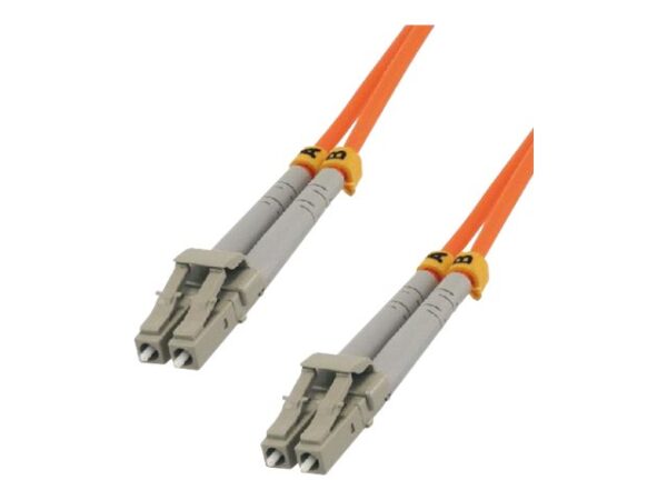 MCL FJOM2/LCLC-20M – Jarretière optique OM2 duplex multimode 50/125 – LC / LC 20m