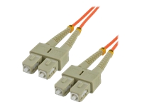 MCL FJOM2/SCSC-15M – Jarretière optique OM2 duplex multimode 50/125 – SC / SC 15m
