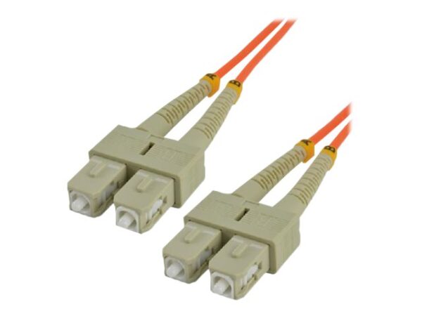 MCL FJOM2/SCSC-20M – Jarretière optique OM2 duplex multimode 50/125 – SC / SC 20m