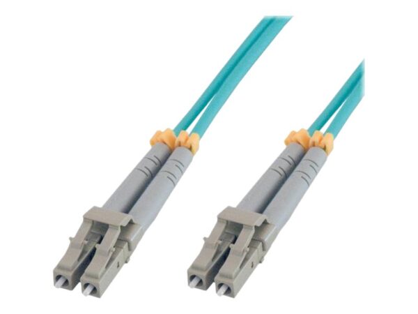MCL FJOM3/LCLC-100M – Jarretière optique OM3 duplex 50/125 multimode – LC / LC 100m