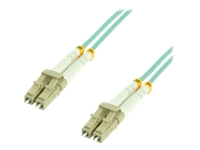 MCL Jarretière optique OM3 duplex 50/125 multimode – LC / LC 0.5m
