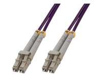MCL Jarretière optique OM4 duplex multimode 50/125 – LC / LC 2m