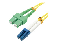 MCL Jarretière optique OS2 duplex monomode 9/125 – SCAPC / LC 3m