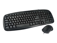 MCL Kit clavier + souris USB – Noir