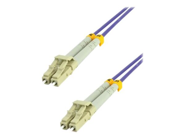MCL LC/LC Multimode duplex 50/125 OM4 optical fiber – 0.5m